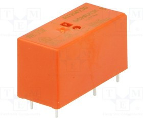 RT214730, Реле: электромагнитное, SPDT, Uобмотки: 230ВAC, 12A/250ВAC, THT
