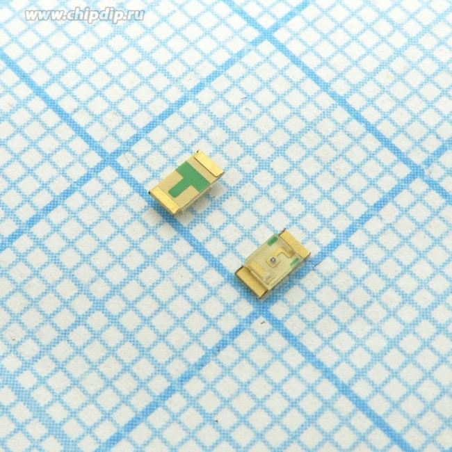 KPT-3216SYCK, Светодиод smd 3,2х1,6мм/желтый/590нм/ 36-120мкд/прозрачный/120°