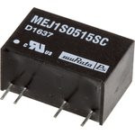 MEJ1S0515SC, DC/DC преобразователь на плату 1Вт 5-15В Single 5.2кВ