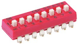 SDA01H1SBD, DIP SWITCH, SPST, 1POS, 0.1A, 5VDC, SMD SDA01H1SBD, DIP SWITCH, SPST, 1POS, 0.1A, 5VDC, SMD