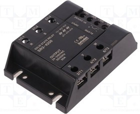 SR3-4250, Реле: полупроводниковое, Uупр: 90-240ВAC, 50А, 24-240ВAC, 3-фазный