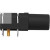 SWEB8094AU-SW, Гнездо, "банан" 4мм, 24А, 1кВ, черный, позолота, PCB, -25-80°C