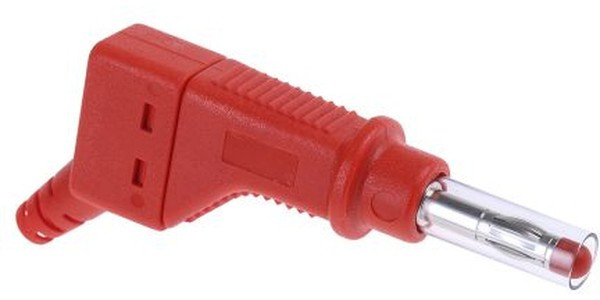 66.9328-22, Red Male Banana Plug, 4 mm Connector, Screw Termination, 32A, 600V, Nickel Plating