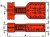 19003-0005, Terminals FIQD .250X.032 FEMALE 18-22AWG