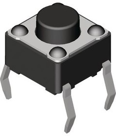 DTS-61R-V, Tactile Switches Through Hole 6*6