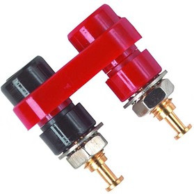 2143-2, Test Plugs &amp; Test Jacks MINI DBL BANANA JACK (RED)