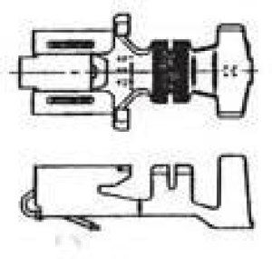1-1393310-9 (Cut Strip), Terminals TERMINAL,CRMP,QC.250 Cut Strip of 100