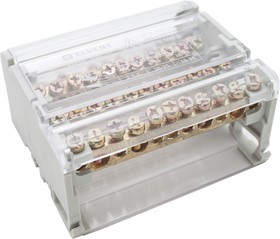 Elvert Распределительный блок три фазы-ноль 8х12мм 4х11 отв. 125А DB1-4111 Elvert Распределительный блок три фазы-ноль 8х12мм 4х11 отв. 125А DB1-4111