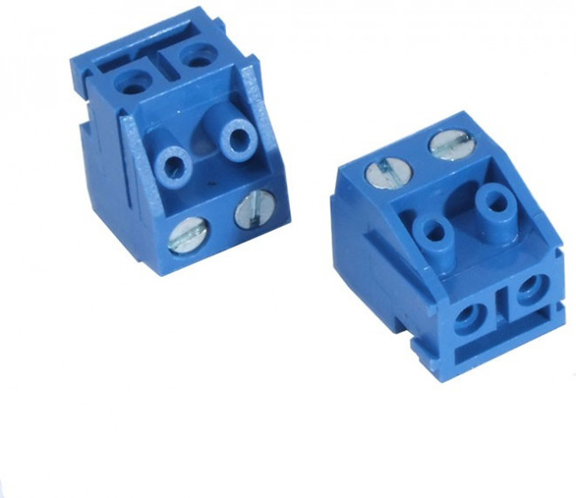 DG332K-5.0-02P-12, Клеммник винтовой, 2-контактный, 5мм, прямой DG332K-5.0-02P-12, Клеммник винтовой, 2-контактный, 5мм, прямой