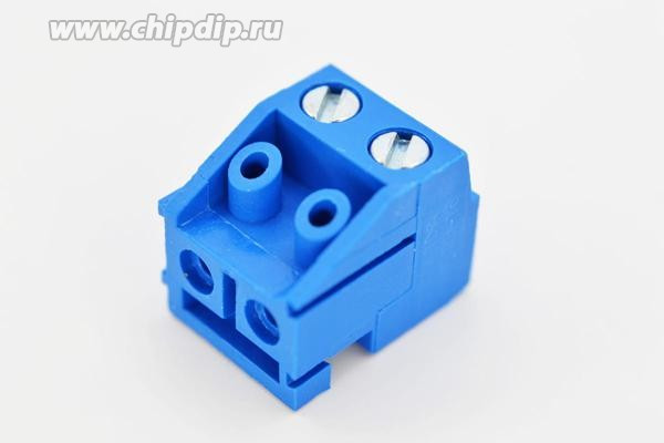 DG332K-5.0-02P-12, Клеммник винтовой, 2-контактный, 5мм, прямой DG332K-5.0-02P-12, Клеммник винтовой, 2-контактный, 5мм, прямой