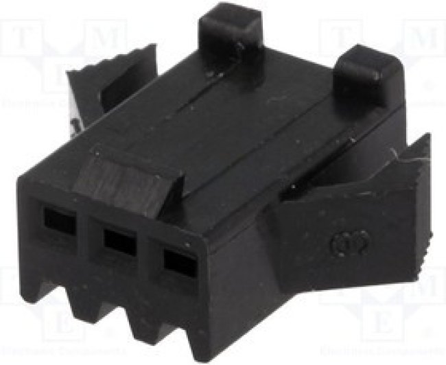 NPPW-03, Провод-провод, вилка, "мама", NPP, 2,5мм, PIN: 3, без контактов