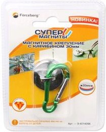 Магнитное крепление с карабином, 30 мм