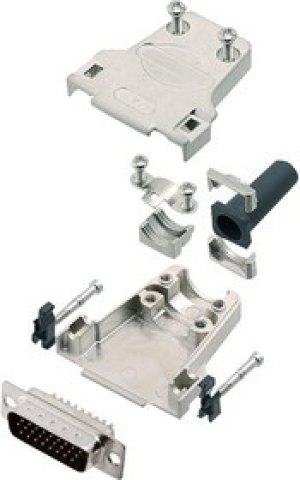 L17DTZF15-RG+L717HDA26P, Разъем D Sub, With Backshell, HD26, High Density, Штекер, DTZF-RG, 26 контакт(-ов), DA, Solder Cup L17DTZF15-RG+L717HDA26P, Разъем D Sub, With Backshell, HD26, High Density, Штекер, DTZF-RG, 26 контакт(-ов), DA, Solder Cup