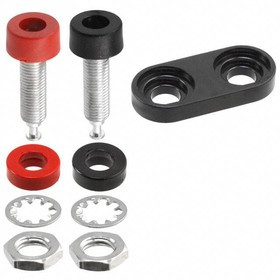 2269-0, Test Plugs &amp; Test Jacks DBL BANANA JACK (BLACK)