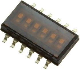 97C06ST, DIP Switches / SIP Switches Half Pitch DIP 6 Pos Top Tape Seal