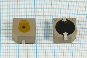 Излучатель звука магнитоэлектрический со встроенным генератором SMD 13x13x6мм, питание 5В, 2.4кГц;SM