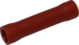 KLR/RBK-251 Соединительная втулка изолированная для параллельного соед./Красный (НУ=100шт)/6500251