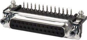 5747846-6, Conn D-Subminiature SKT 25 POS 1.38mm Solder RA Thru-Hole 25 Terminal 1 Port Tray 5747846-6, Conn D-Subminiature SKT 25 POS 1.38mm Solder RA Thru-Hole 25 Terminal 1 Port Tray