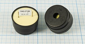 Зуммер пьезоэлектрический с генератором, размер 30x18, напряжение 6~15В, частота 3.0кГц, контакты 2P