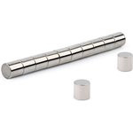 Неодимовый магнит диск 10х10 мм, 4 шт, Forceberg