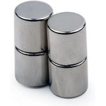 Неодимовый магнит диск 10х10 мм, 4 шт, Forceberg