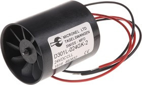 D301L-024GK-2, Axial Fan DC 30x36mm 24V 8.76m³/h