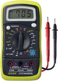 Мультиметр цифровой MAS830L 5000490
