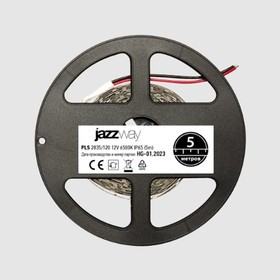 Светодиодная лента PLS 2835/120-12V, 6500K, IP65, 5m, белый свет 2859099
