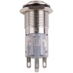 36-3254, Кнопка антивандальная ø16 12В(LED) Б/Фикс (5с) OFF-(ON)/ON-(OFF) синяя (A-16-C4) 36-3254, Кнопка антивандальная ø16 12В(LED) Б/Фикс (5с) OFF-(ON)/ON-(OFF) синяя (A-16-C4)