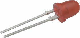 АЛ307ЛМ, Светодиод красный 50° d=5мм 6мКд 655нМ