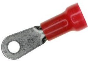 52263-3, TERMINAL, RING TONGUE, #10, RED, 8AWG