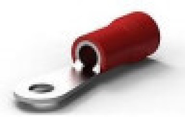 52263-3, TERMINAL, RING TONGUE, #10, RED, 8AWG