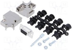 MHD45PK9-DB9S-K, Разъем D-Sub; PIN: 9; вилка; "мама"; угловой 45°; MHD45PK9-DB9S-K, Разъем D-Sub; PIN: 9; вилка; "мама"; угловой 45°;