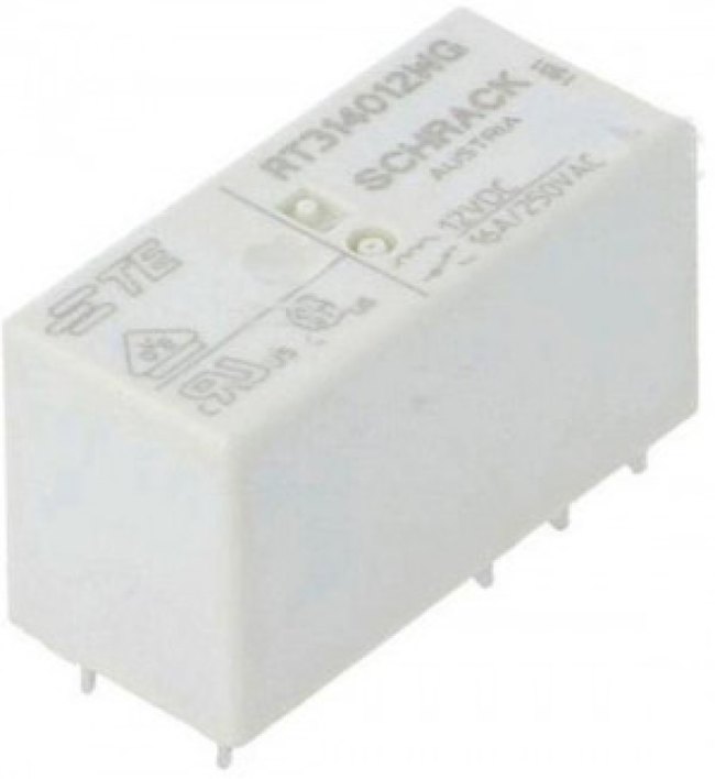 8-1415535-6, Power Relay 12VDC 16A SPDT(29mm 12.7mm 15.7mm) THT