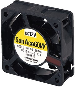 9WP0624H401, Вентилятор: DC; осевой; 24ВDC; 60x60x25мм; 31,8куб.м/ч; 28дБА