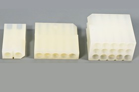 Разъем питания TU вилка, контакты 1x 3, шаг P6.3, монтаж на кабель, TU-1x3M