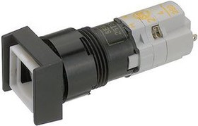 1.15.108.251/0000, Illuminated Pushbutton Switch Momentary Function 1NO + 1NC LED 250 VAC / 230 VDC White None