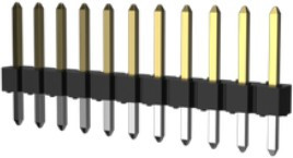 77311-118-07LF, Bergstik Series Through Hole Pin Header, 7 Contact(s), 2.54mm Pitch, 1 Row(s)