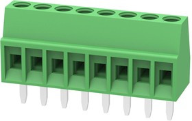 MP008517, Клеммная колодка типа провод к плате, 2.54 мм, 8 вывод(-ов), 26 AWG, 18 AWG, 1 мм², Винт