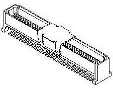 71436-1164, Mezzanine Connector, Header, 1 мм, 2 ряд(-ов), 64 контакт(-ов), Поверхностный Монтаж