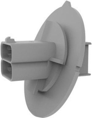 2-2336231-6, Conn Housing RCP 6 POS 5mm Crimp ST Panel Mount Light Gray Carton