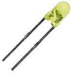 L-934YT, LED; 3мм; желтый; 10?50мкд; 50°; Поверхность: выпуклая L-934YT, LED; 3мм; желтый; 10?50мкд; 50°; Поверхность: выпуклая