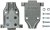 5745172-1, Backshell/Cable Clamp 180° 2 Shell Size Bright Nickel Over Copper Zinc Alloy 5745172-1, Backshell/Cable Clamp 180° 2 Shell Size Bright Nickel Over Copper Zinc Alloy