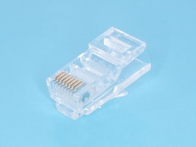 TPR-8P8C, Вилка RJ-45, 8P8C для круглого многожильного кабеля TPR-8P8C, Вилка RJ-45, 8P8C для круглого многожильного кабеля