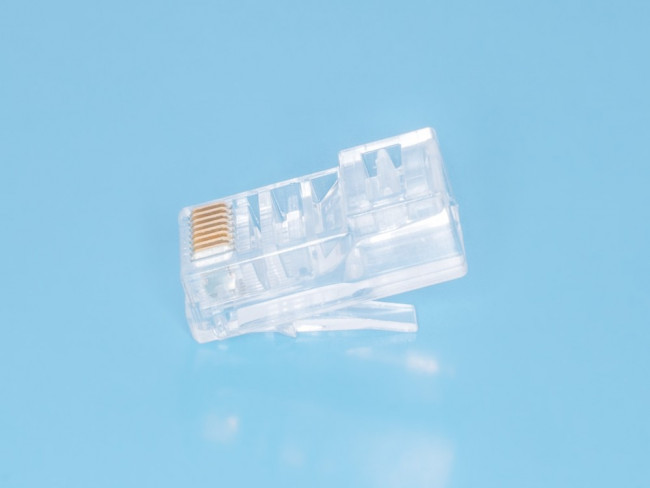 TPR-8P8C, Вилка RJ-45, 8P8C для круглого многожильного кабеля TPR-8P8C, Вилка RJ-45, 8P8C для круглого многожильного кабеля