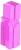 1327G22, PLUG/RCPT HOUSING, 1POS, PC, PINK