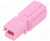 1327G22, PLUG/RCPT HOUSING, 1POS, PC, PINK
