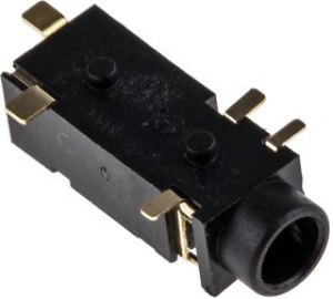 35RASMT4BHNTRX, Jack Connector 3.5 mm Surface Mount Stereo Socket, 5Pole 3A 35RASMT4BHNTRX, Jack Connector 3.5 mm Surface Mount Stereo Socket, 5Pole 3A