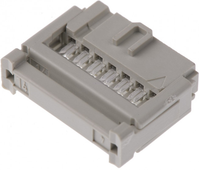 09185147813, Headers &amp; Wire Housings 14P FEMALE IDC SKT W/ STRAIN RELIEF