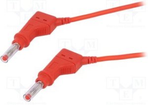 XZG425-05022, Соединительный провод, 32А, Дл: 0,5м, красный, изоляция: ПВХ XZG425-05022, Соединительный провод, 32А, Дл: 0,5м, красный, изоляция: ПВХ